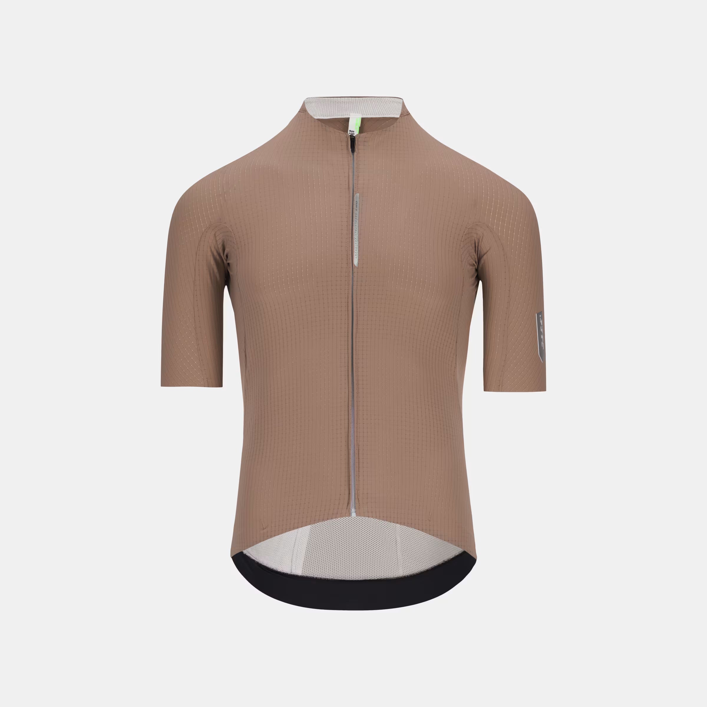 Q36.5 Dottore Pro Jersey - Men's - Brown with full front zipper and sleek aerodynamic fit for cycling performance