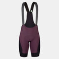 Q36.5 Adventure Cargo Bib Shorts - Men's - Langhe Red front view with padded seat and adjustable bib straps for cycling comfort