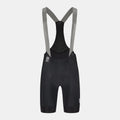 Q36.5 Gregarius Pro Bib Shorts - Men's - Black front view with gray mesh straps and ergonomic cycling fit details