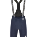 Q36.5 Dottore Pro Bib Shorts - Men's - Nautica Blue cycling bib shorts with branded suspenders and mesh back panel