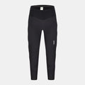 Q36.5 Adventure Winter Overtights - Unisex - Black front view showing streamlined fit and wind-blocking fabric for cold weather cycling