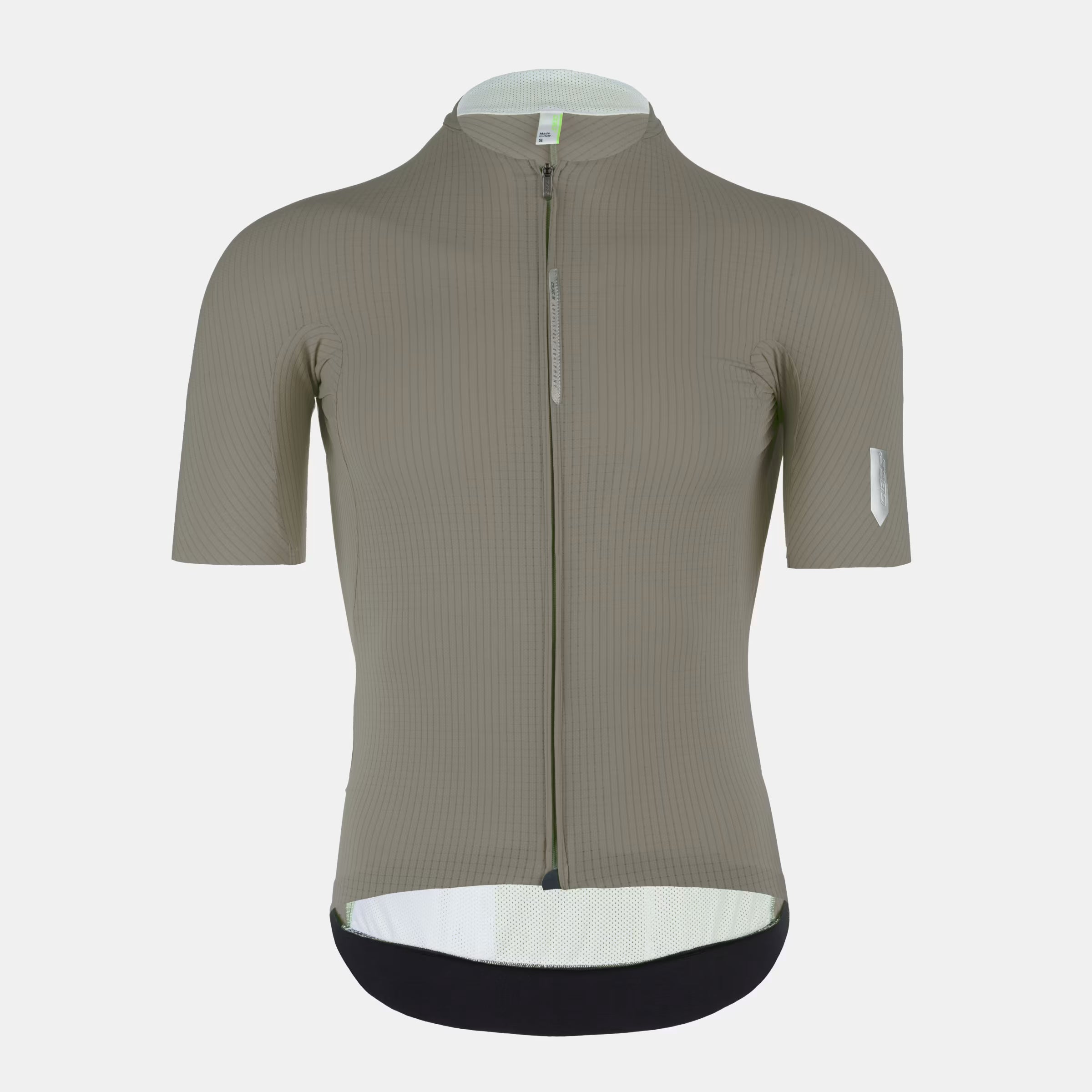 Q36.5 Dottore Pro Jersey - Men's - Olive Green with 3D fast-drying fabric and minimal seams for aerodynamic cycling performance