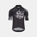 Q36.5 Gregarius Pro Vaccaboia Jersey - Men's - Vaccaboia in black with short sleeves and bold graphic lettering on front and sleeves
