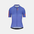 Q36.5 Gregarius Pro Signature Jersey - Women's - Persian Purple front view with full zipper and short sleeves