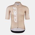 Q36.5 Gregarius Pro Signature Jersey - Men's - Gold with full zip front and short sleeves in a sleek cycling fit