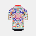 Front view of Q36.5 Gregarius Pro Pure Sicily Jersey - Men's - Pure Sicily featuring vibrant geometric patterns and short sleeves