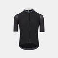Q36.5 Dottore Clima Jersey - Men's - Black with full front zipper and lightweight heat-dissipating fabric design