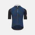 Q36.5 Dottore Clima Jersey - Men's - Navy Blue front view with full zip and lightweight, breathable fabric design