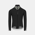 Q36.5 Dottore Termico Jacket - Unisex - Olive Green front view showing full zipper and high collar design