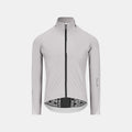 Q36.5 Dottore Termico Winter Jacket - Unisex - Ice Grey front view showing streamlined fit and full zip closure