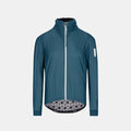 Q36.5 Adventure Winter Jacket - Men's - Australian Green front view with high collar and full zip against light background