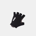 Q36.5 Dottore Pro Summer Gloves - Black fingerless cycling gloves with pinstripe design and breathable lightweight fabric