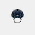 Front view of Kask Elemento Helmet  - Oxford Blue showing aerodynamic vents and adjustable chin straps